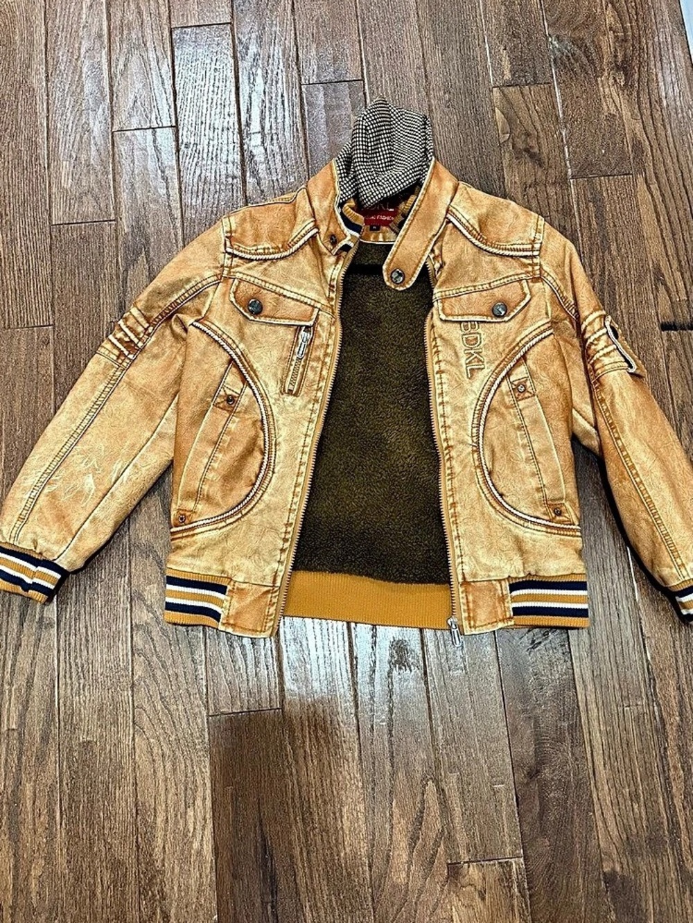 BDM Classic Varsity Jacket Brown Size XL